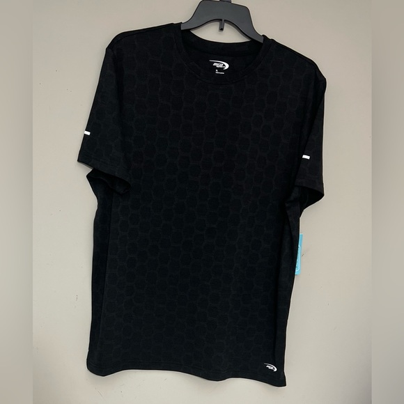 MTA Sport Shirts Mens Mta Sport Jacquard Short Sleeve Tee Black